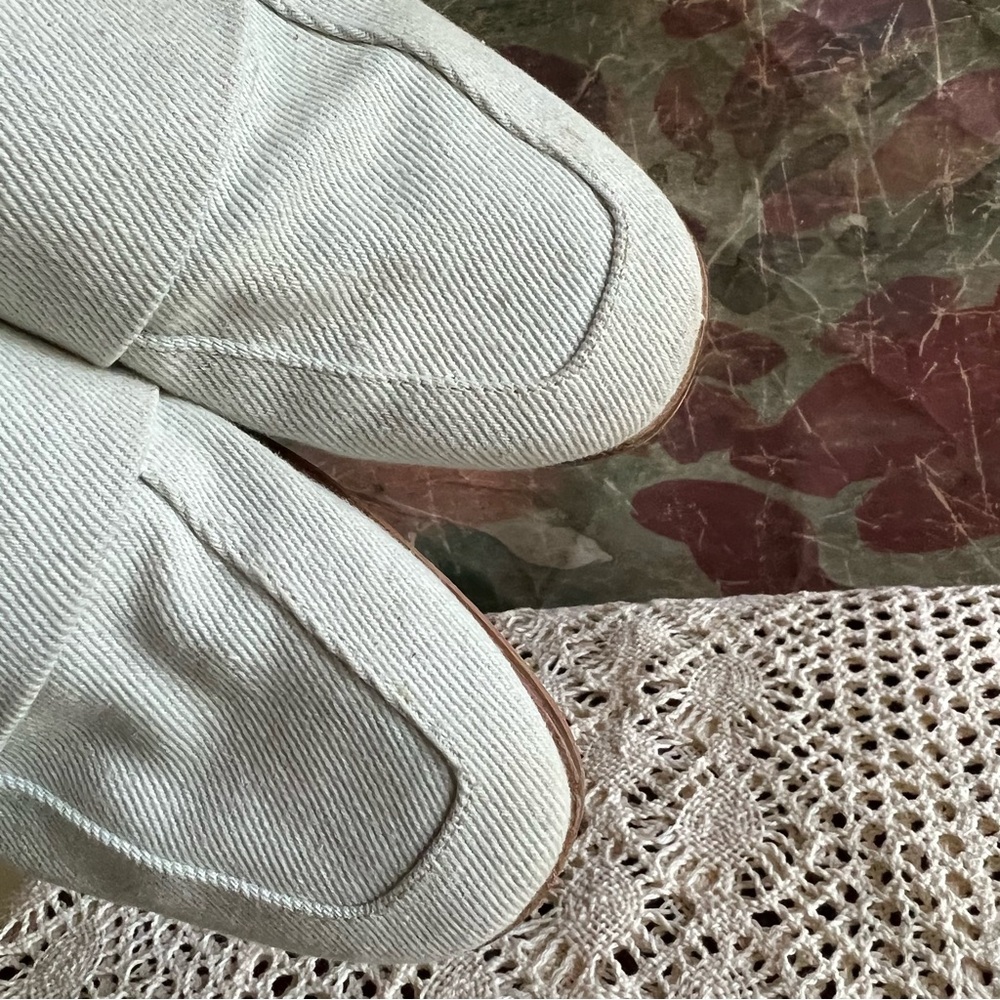 Free People At Ease Blue Denim Slip On Mules size 36 - Picture 3 of 9